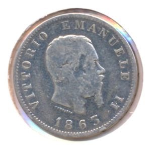Italië 1 Lira 1863