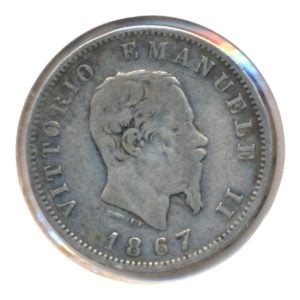 Italië 1 Lira 1867-M