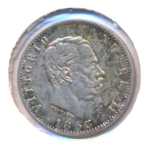 Italië 20 Centesimi 1863 (Zeer fraai+)