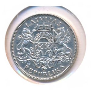 Letland 1 Lats 1924 (Zeer fraai)