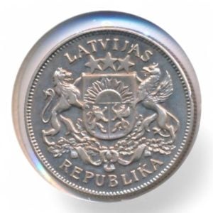 Letland 2 Lati 1925 (Zeer fraai+)