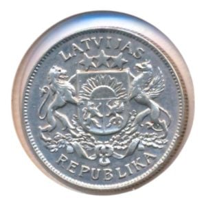 Letland 2 Lati 1926 (Zeer fraai)