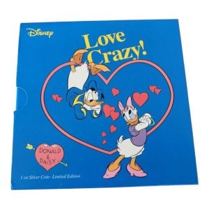 Niue 1 ounce - 2 Dollars 2016 gekleurd Donald & Daisy