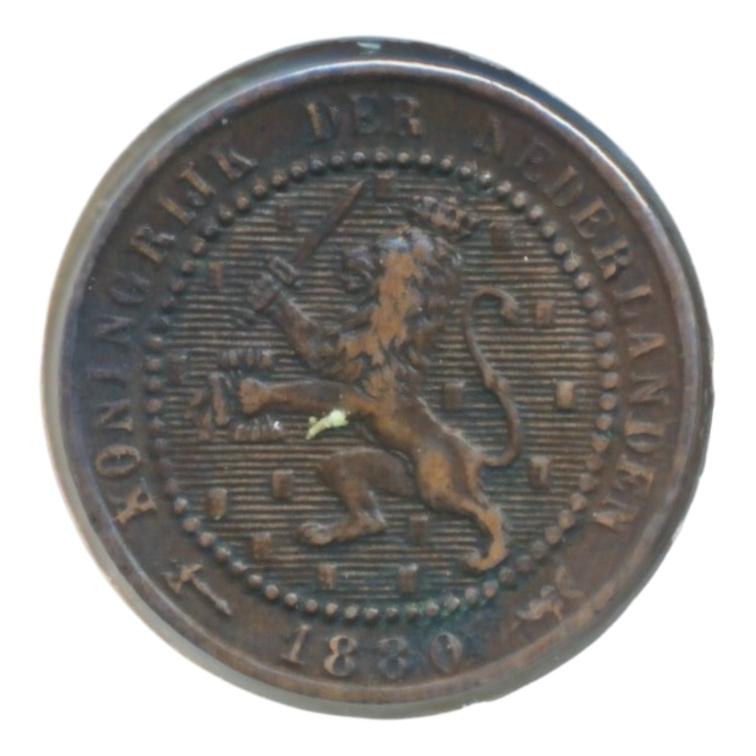 Nederland 1 Cent 1880 Willem III