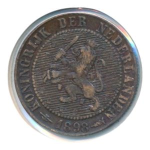 Nederland 2 1/2 Cent 1898 Wilhelmina