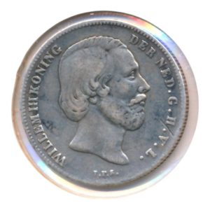 Nederland 1/2 Gulden 1858 Willem III
