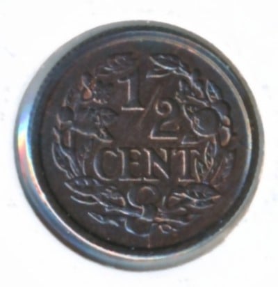 Nederland 1/2 Cent 1912 Wilhelmina