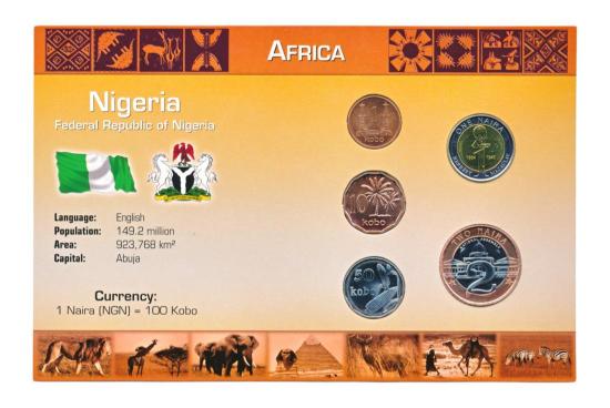Nigeria Muntset Kobo/Naira
