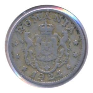 Roemenië 1 Leu 1924