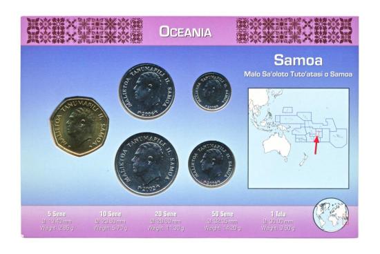 Samoa Muntset Tala/Sene