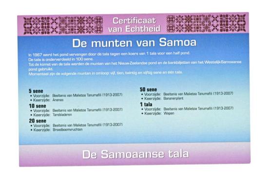 Samoa Muntset Tala/Sene