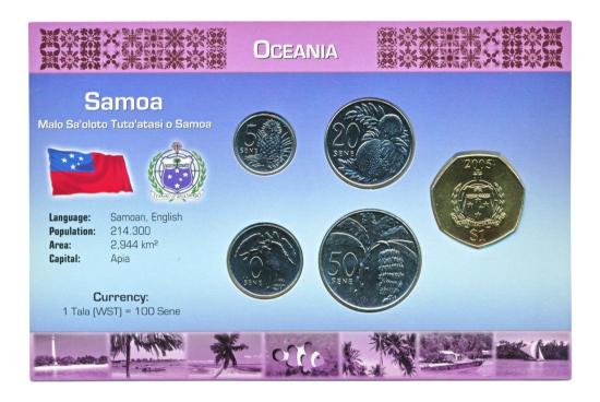 Samoa Muntset Tala/Sene