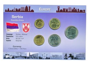 Servië Muntset Dinar