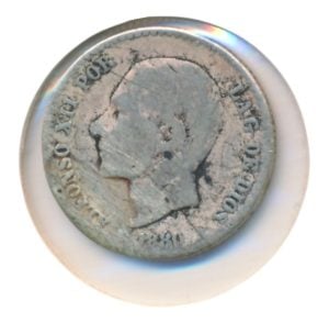 Spanje 50 Cent(imos) 1880