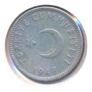 Turkije 1 Lira 1947