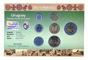 Urugay Muntset Peso/Centésimos