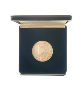 Nederland 1 Gulden 1943-D Wilhelmina met opgestoken haar in doosje