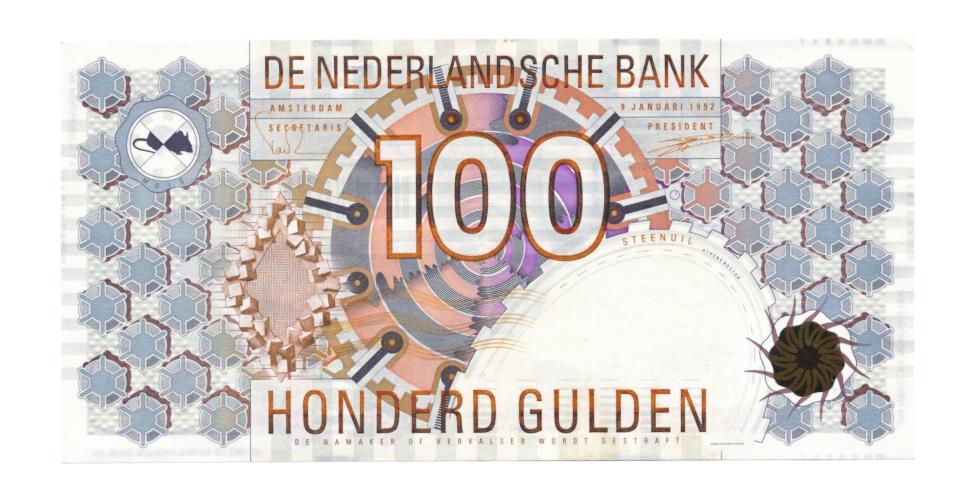 Nederland 100 Gulden 1992 Steenuil