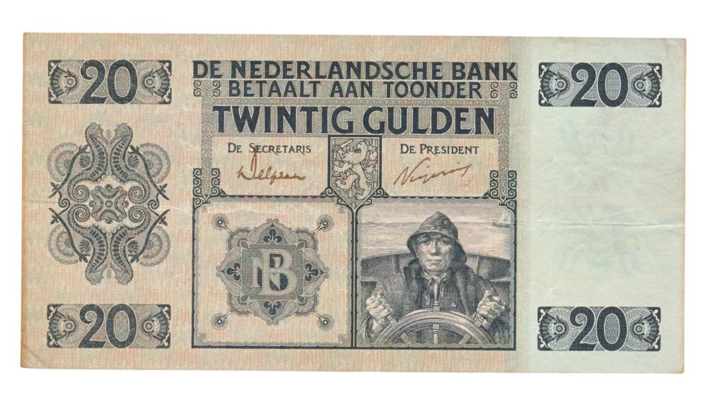 Nederland 20 Gulden 1926 Stuurman