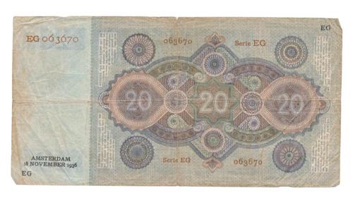 Nederland 20 Gulden 1926 Stuurman