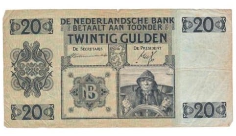 Nederland 20 Gulden 1926 Stuurman
