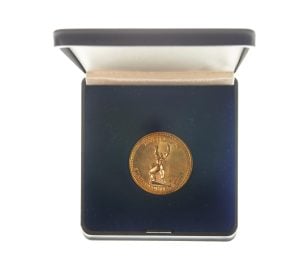 Rotterdam penning Stadsrechten in doosje