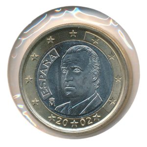 Spanje 1 euro 2002
