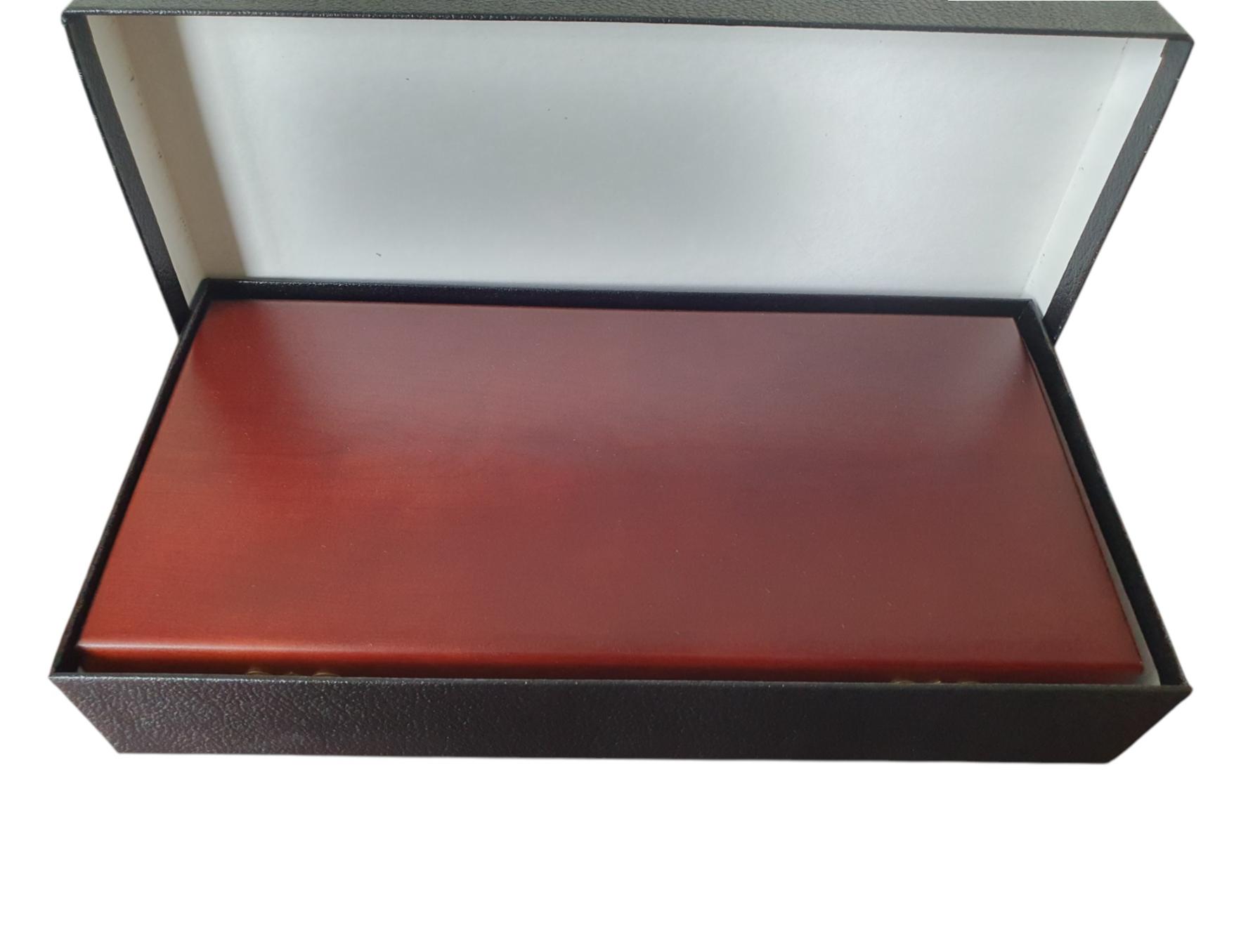 20 eeuwen A.D. muntset in luxe houten cassette