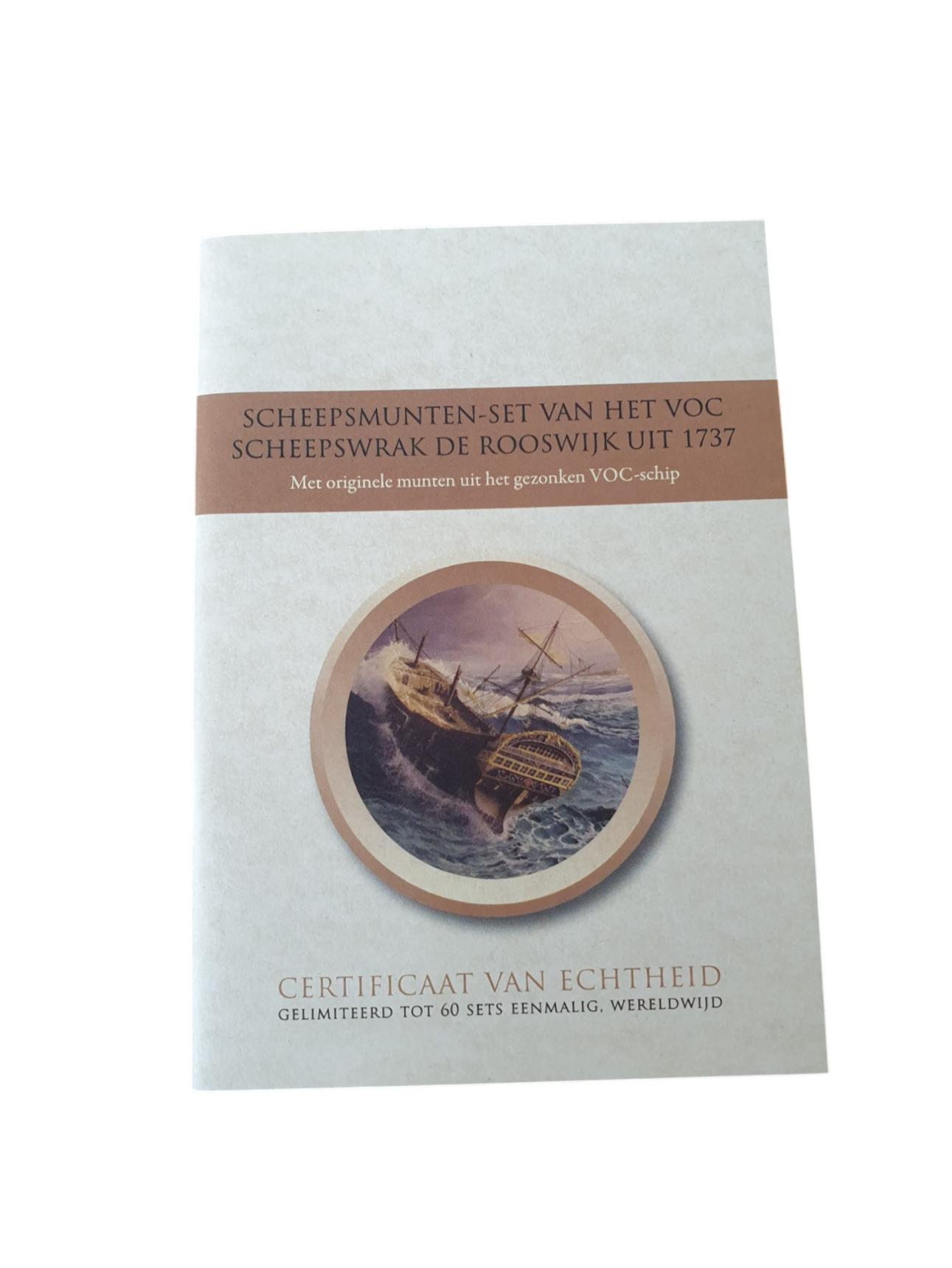 Nederland Scheepsmunten-set VOC Scheepswrak De Rooswijk 1737