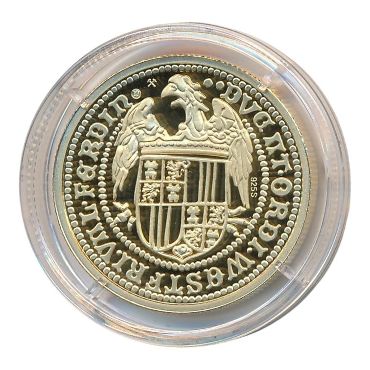 West-Friesland Naslag Dubbele dukaat 16e eeuw Spaanse versie