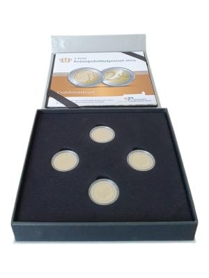 Nederland Combinatieset 2 euro 2014 Koningsdubbelportret - Proof