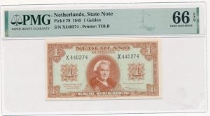 1 gulden 1945 pmg66