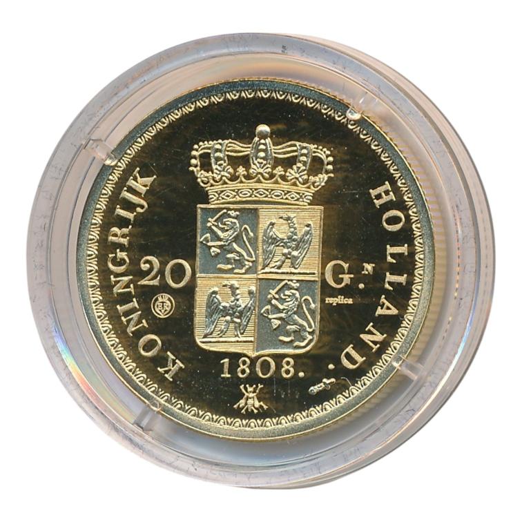 Nederland Naslag 20 Gulden 1808 Lodewijk Napoleon