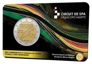 België 2 Euro 2025 Circuit Spa Francorchamps in coincard (FR)