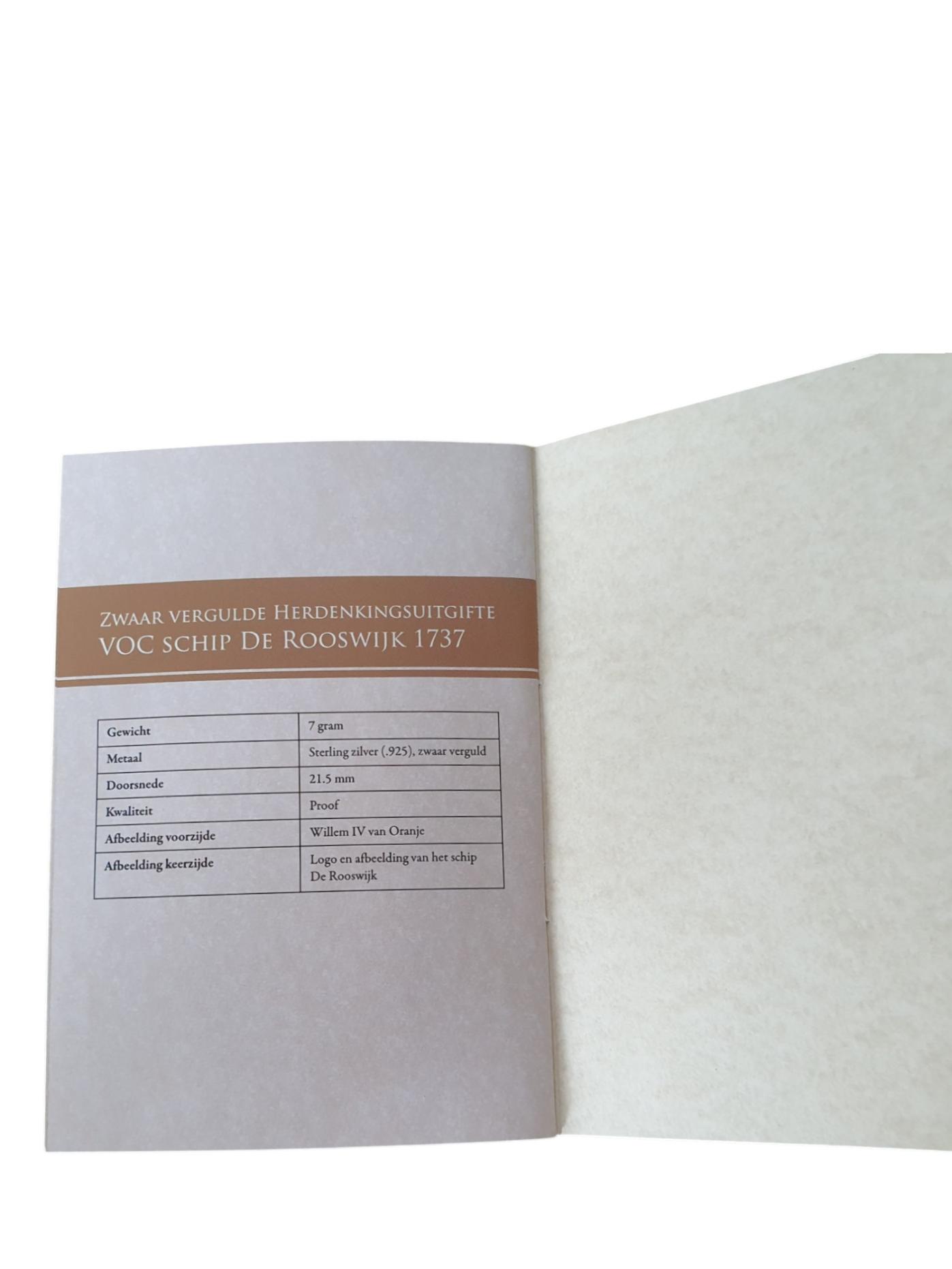 Nederland Scheepsmunten-set VOC Scheepswrak De Rooswijk 1737