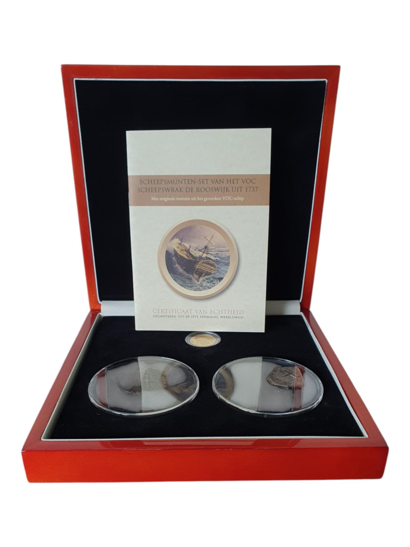 Nederland Scheepsmunten-set VOC Scheepswrak De Rooswijk 1737