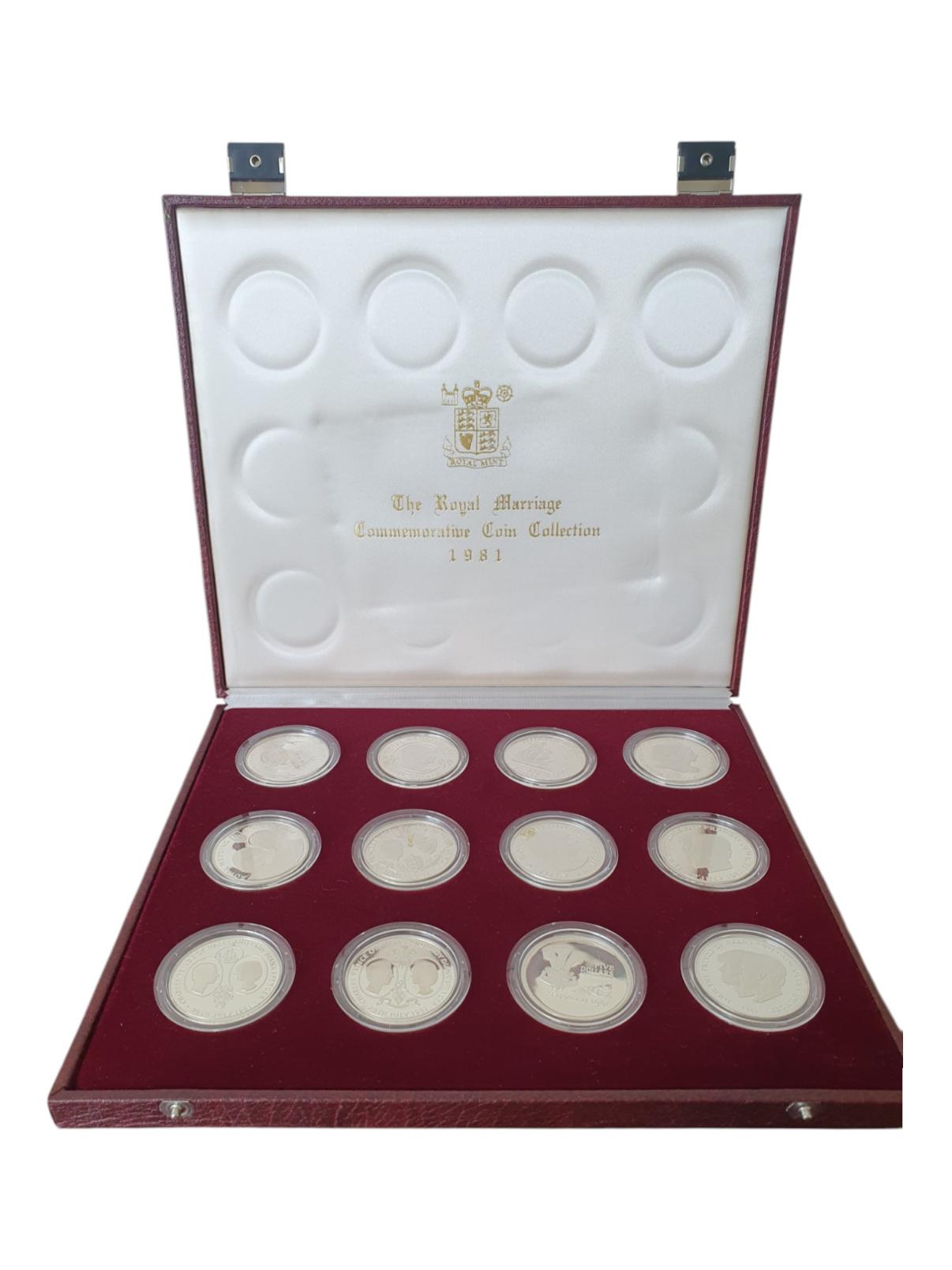 Verenigd Koninkrijk Herdenkingsset Koninklijk Huwelijk 1981 Zilver Proof