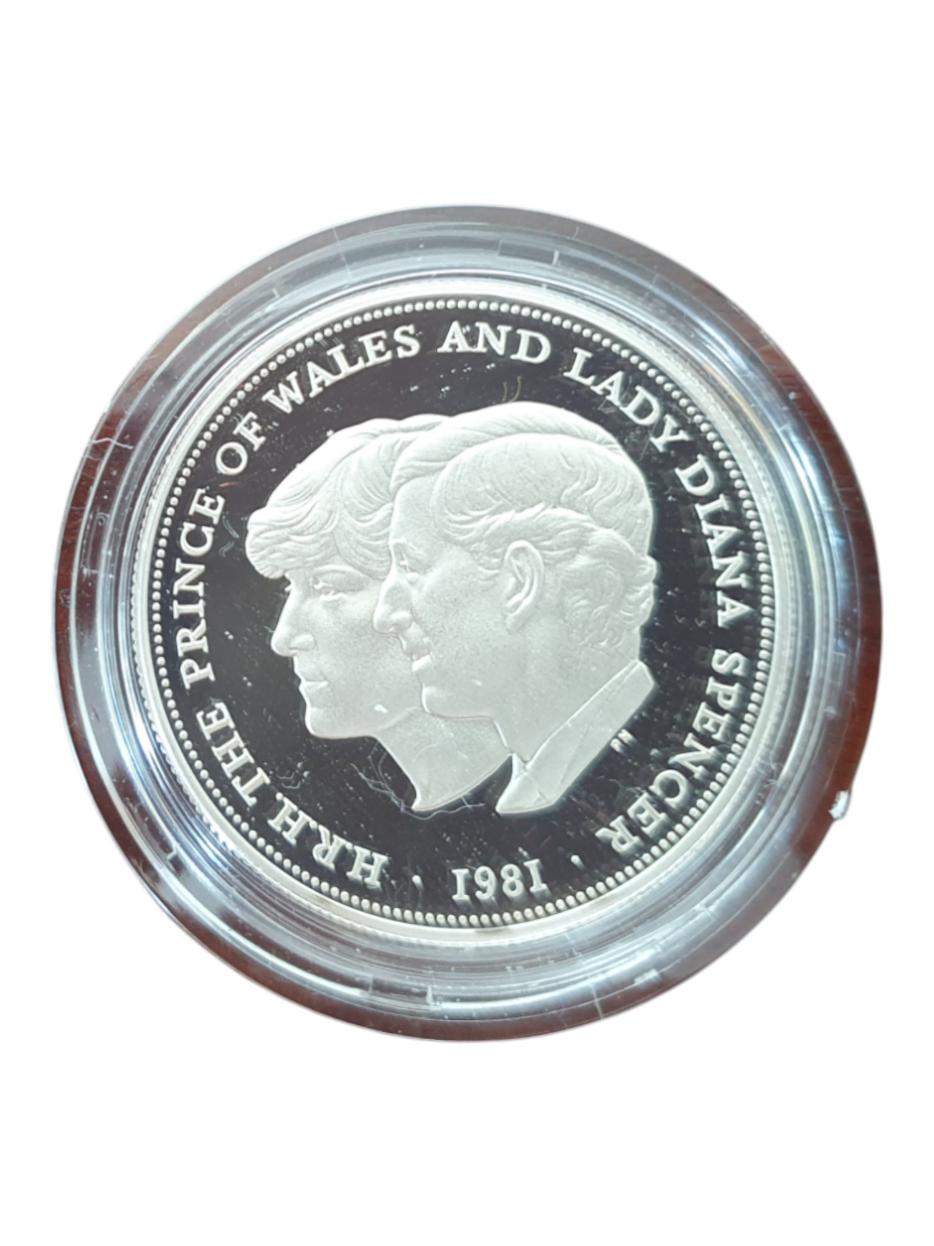 Verenigd Koninkrijk Herdenkingsset Koninklijk Huwelijk 1981 Zilver Proof