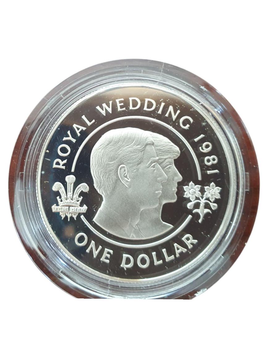 Verenigd Koninkrijk Herdenkingsset Koninklijk Huwelijk 1981 Zilver Proof