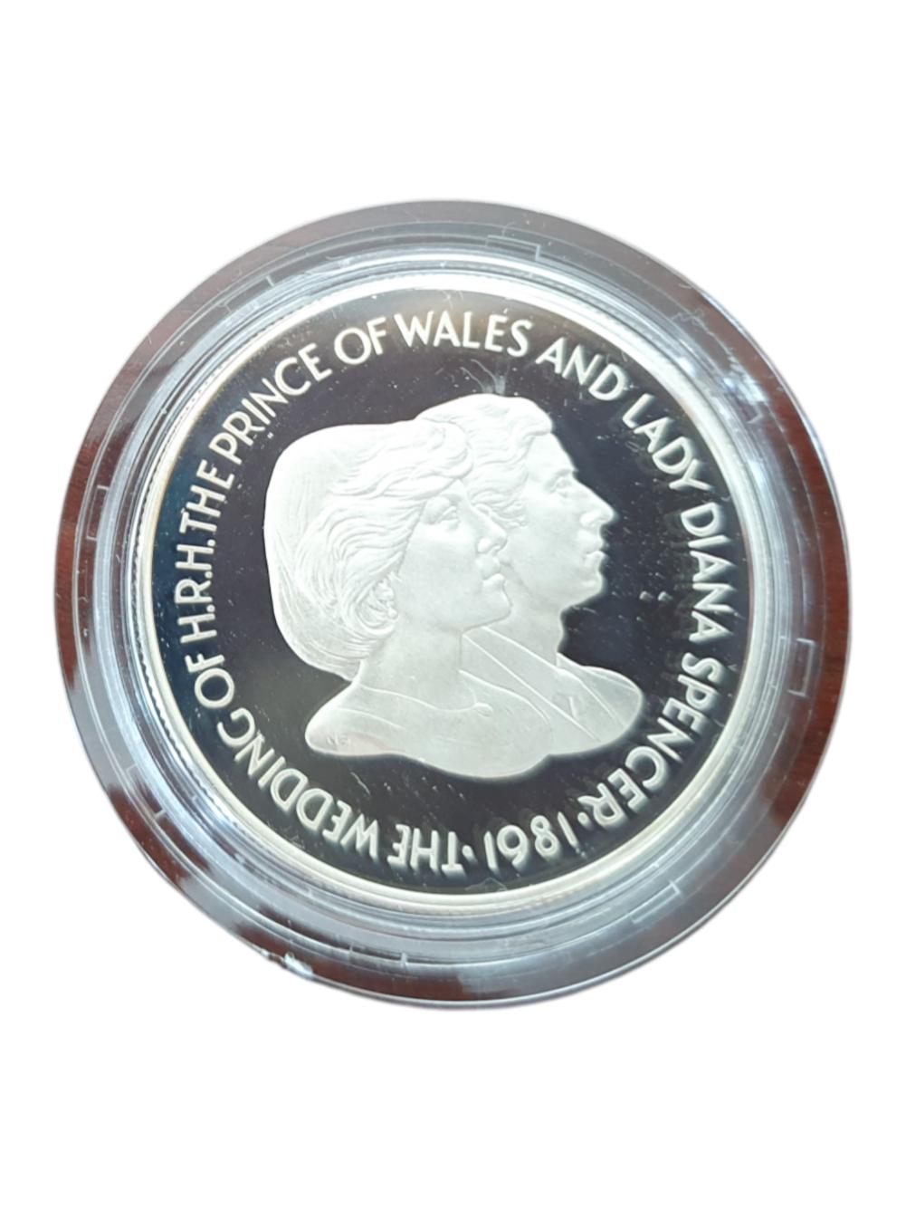 Verenigd Koninkrijk Herdenkingsset Koninklijk Huwelijk 1981 Zilver Proof