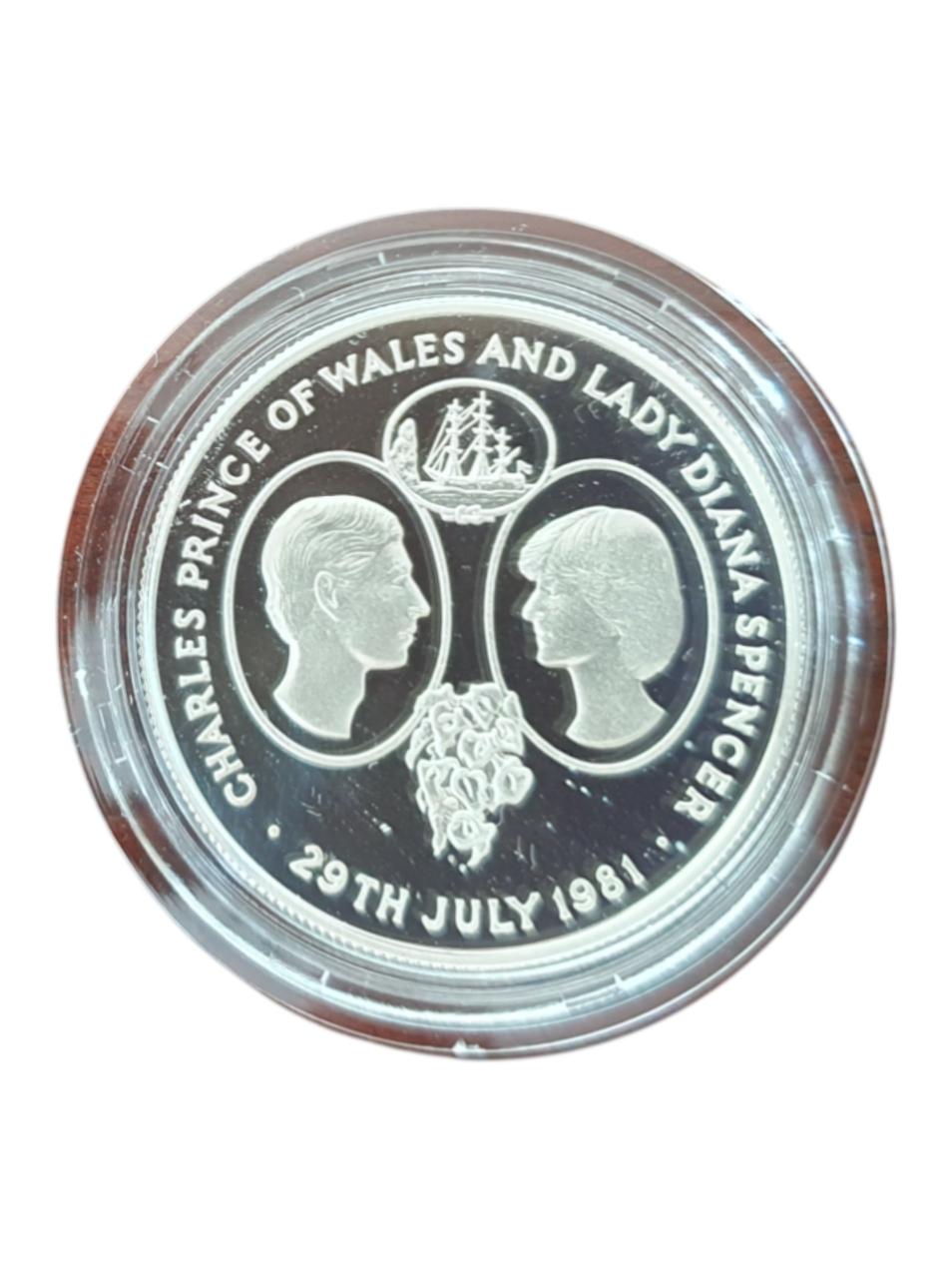 Verenigd Koninkrijk Herdenkingsset Koninklijk Huwelijk 1981 Zilver Proof