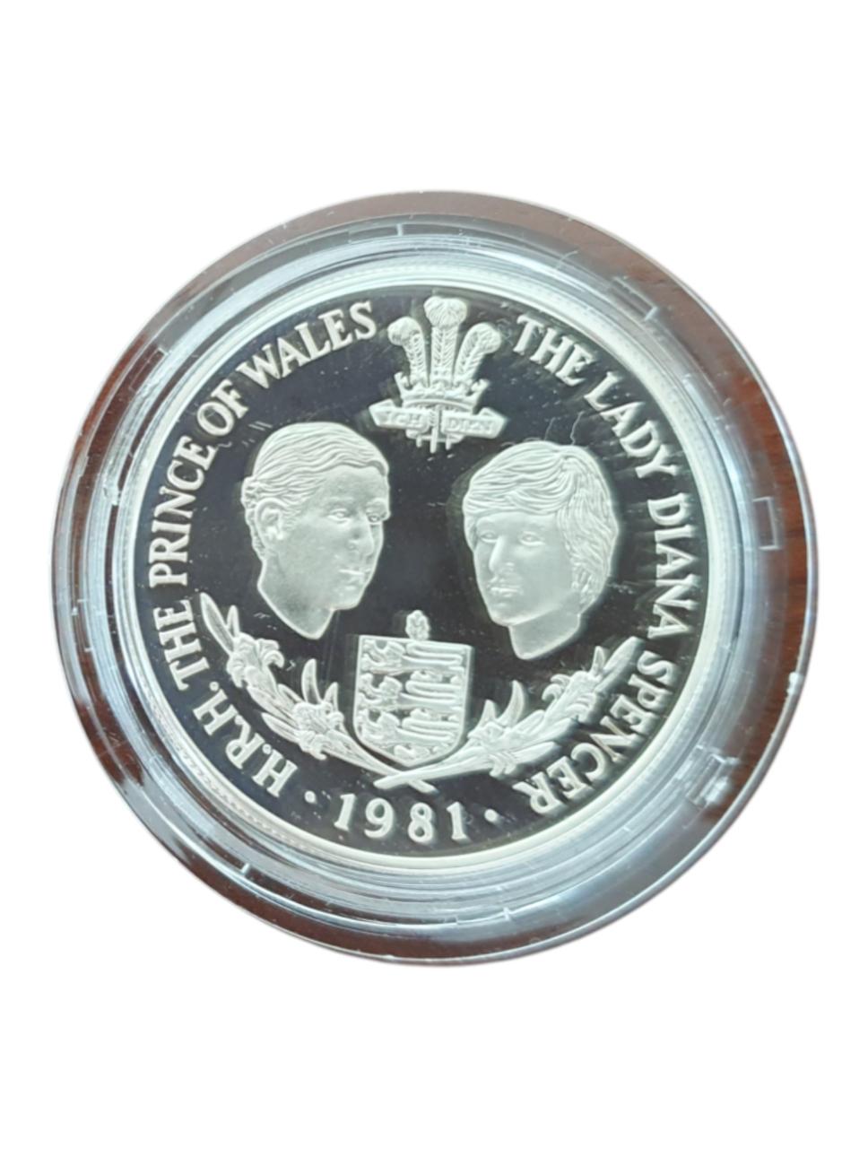 Verenigd Koninkrijk Herdenkingsset Koninklijk Huwelijk 1981 Zilver Proof