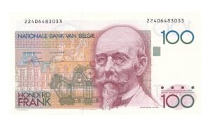 België 100 Frank 1978-1994