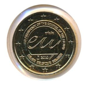België 2 Euro 2010 verguld - voorzitterschap EU