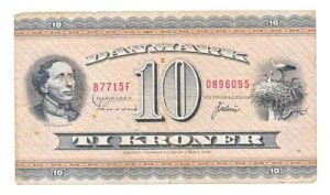 Denemarken 10 Kroner 1936