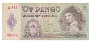Hongarije 5 Pengő 1939