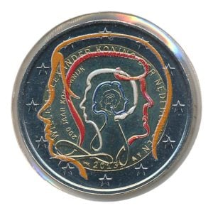 Nederland 2 Euro 2013 gekleurd (2) – 200 jaar Koninkrijk