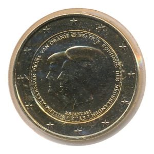Nederland 2 Euro 2013 verguld – Dubbelportret