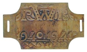 Rijwielbelasting plaatje 1940-1941