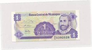 Nicaragua 1 centavo 1991